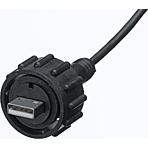 Molex-0847271001 Cable Assembly USB Cable Assembly USB 2m Sealed Circular USB Type B to Pigtail 4 POS PL