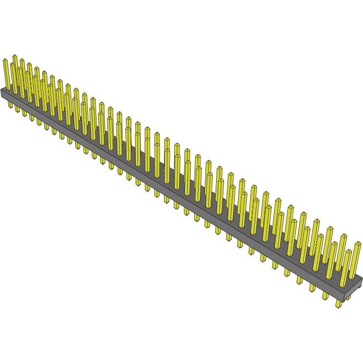 Samtec-MTMM-135-05-SM-D-230 Connector Headers and PCB Receptacles Conn Unshrouded Header HDR 70 POS 2mm Solder ST Top Entry Thru-Hole Bulk