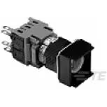 TE Connectivity-3-1437569-0 Botón pulsador Switch Push Button N.O./N.C. 4PST Square Button 5A 250VAC 24VDC 0.4VA Panel Mount Solder Lug