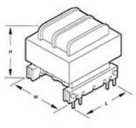 Triad Magnetics-C-47U Induktor verbleit Power Filter Choke 300000uH/75000uH -20% to 50% 1A/2A 3Ohm/1.5Ohm DCR Solder Lug Carton