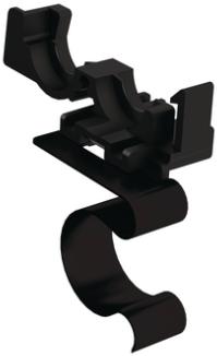 HellermannTyton-133-03490 null Conduit Clamps, Size 6, Bundling Clip Size 16 mm, PP, Black, 2000/pkg