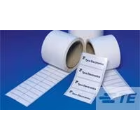 TE Connectivity-EET-1089P-9 Beschriftungen Labels Thermal Transfer Printable Label Polyester White 88.9x9.5mm
