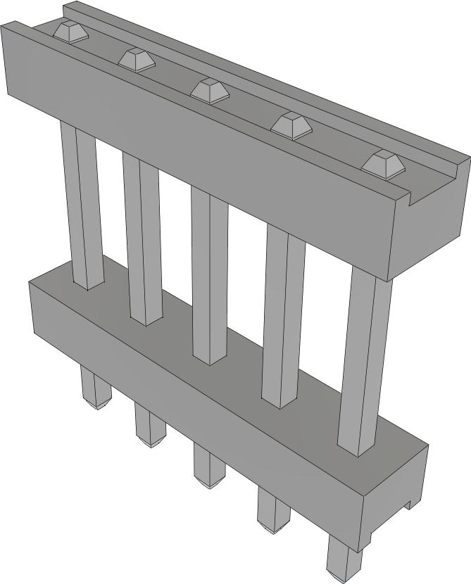 Samtec-TW-05-11-T-S-197-100 Steckverbinderleisten und Leiterplattenbuchsen Conn Board Stacker HDR 5 POS 2mm Solder ST Thru-Hole Bulk