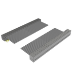 Cable Assembly 0.068m 28AWG 1mm 44 to 44 POS IDC Connector to IDC Connector F-M TIGER EYE™ Clamshell