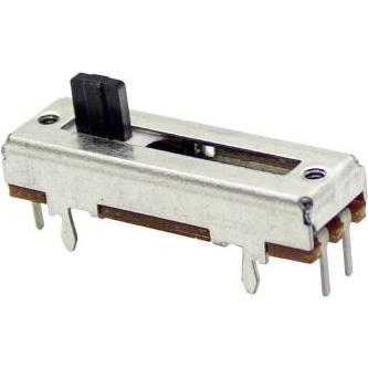 Same Sky (formerly CUI Devices)-PTNS2-455P-B100 Gradateurs de résistance, de potentiomètres et de rhéostats Res Carbon Film POT 100K Ohm 20% 0.25W(1/4W) (60 X 9 X 14.5mm) Pin Thru-Hole