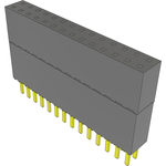 Conn Elevated Socket SKT 28 POS 2.54mm Solder ST Top Entry Thru-Hole Tube