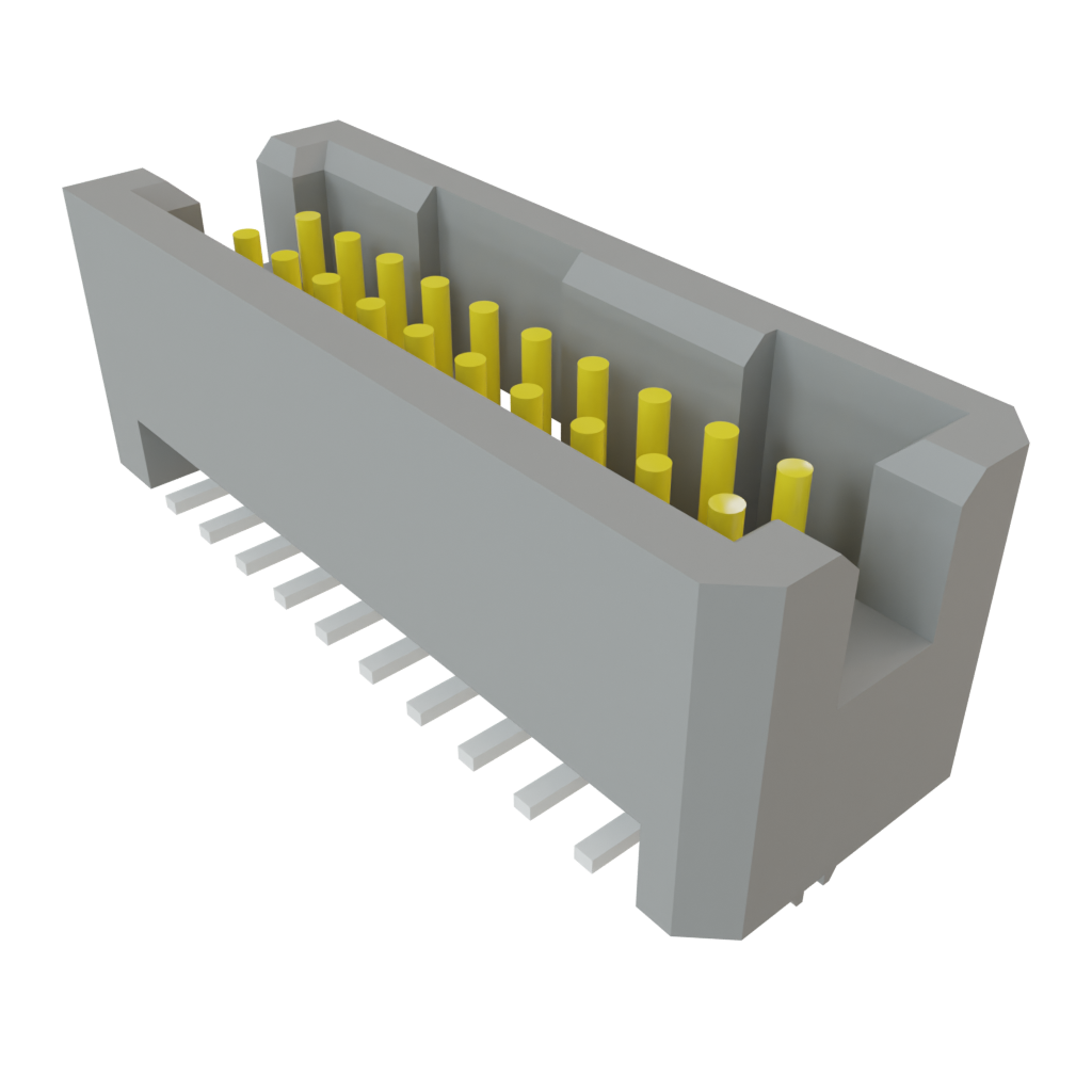 Samtec-TFML-110-02-L-D-LC Piastre connettori e prese PCB Conn Shrouded Header (4 Sides) HDR 20 POS 1.27mm Solder ST Top Entry SMD TIGER EYE™ Tube