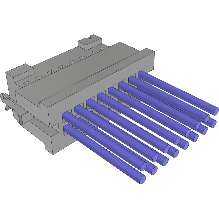 Samtec-S2SD-08-24-L-06.00-SR Andere Kabelbaugruppen Cable Assembly Discrete Wire 24AWG Wire to Board 16 POS SKT Crimp Layer