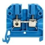 Conn Feed-Through Terminal Block 2 POS Screw DIN Rail