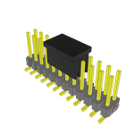 Conn Unshrouded Header HDR 24 POS 2.54mm Solder ST Top Entry SMD Tube