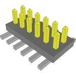 Conn Unshrouded Header HDR 12 POS 1.27mm Solder ST Top Entry SMD Tube