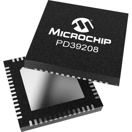 Microchip Technology-PD39208ILQ-TR-LE Controladores de alimentación a través de Ethernet PoE PSE Manager