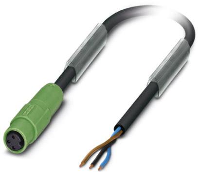 PHOENIX CONTACT-1417698 Andere Kabelbaugruppen Cable Assembly Sensor/Actuator 3m 24AWG M8 Circular 3 POS SKT Crimp