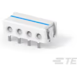 TE Connectivity-1-2106489-4 Steckverbinderleisten und Leiterplattenbuchsen Conn IDC Connector 4 POS 4mm Solder RA Thru-Hole T/R