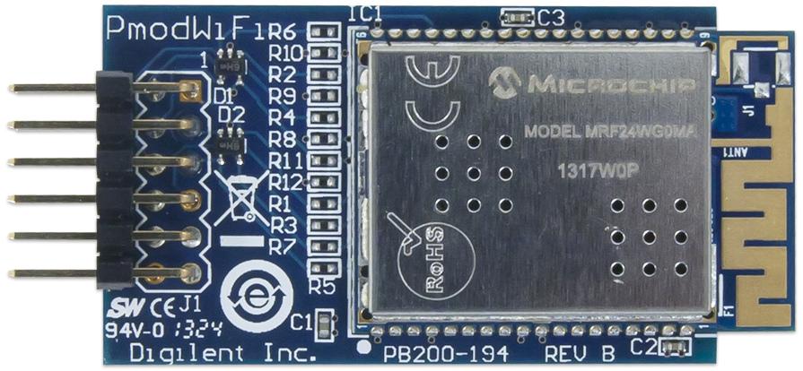 Digilent-410-194 Cartes et kits de développement RF/sans fil MRF24WG0MA 802.11 Wireless LAN Development Tool