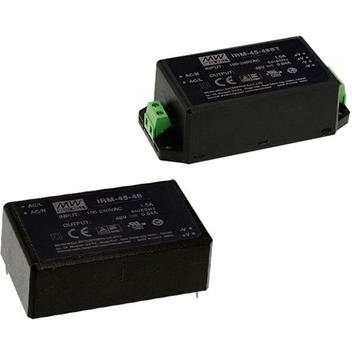 Mean Well Enterprises-IRM-45-15ST AC-DC-Spannungsversorgung AC/DC Power Supply Single-OUT 15V 3A 45W 6-Pin