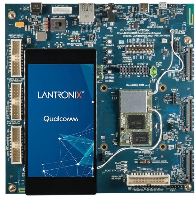 Lantronix-LOQ-8250-EVK Eingebettete Systementwicklungsboards und -kits OPEN-Q 8250 System on Module - SOM Evaluation Kit