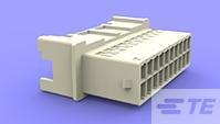 TE Connectivity-2-1969594-2 Einzeladersteckverbinder, Gehäuse Conn Housing RCP 22 POS 2.5mm Crimp ST Panel Mount Bag