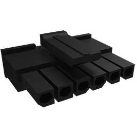 Amphenol Communications Solutions-10142744-02LF Einzeladersteckverbinder, Gehäuse Minitek Pwr 3.0 HCC Receptacle Housing, Single row, 2 positions