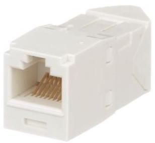 Panduit-CJLR688TGIW Connettore telefono e telecomunicazione Conn RJ-45 F 8 POS IDT Cable Mount 8 Terminal 1 Port Mini-Com® Cat 6 Individual
