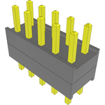 Conn Board Stacker HDR 10 POS 2.54mm Solder ST Top Entry Thru-Hole Bulk