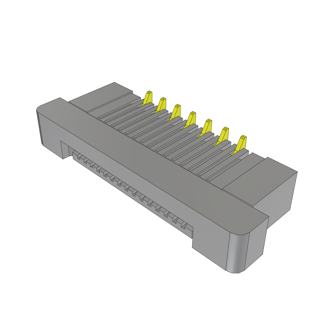 Samtec-ZF5S-15-03-T-WT Steckverbinder, FFC-FPC Conn FFC Connector SKT 15 POS 0.5mm Solder ST SMD Tube