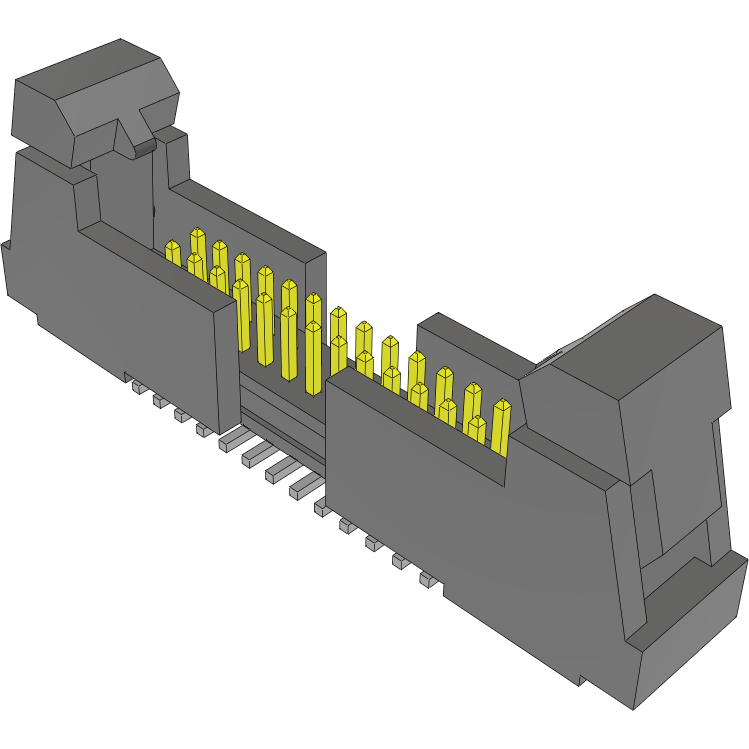 Samtec-FTSH-113-01-L-DV-EJ-A Steckverbinderleisten und Leiterplattenbuchsen Conn Ejector Header HDR 26 POS 1.27mm Solder ST Top Entry SMD TIGER CLAW™ Tube