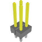 Conn Unshrouded Header HDR 4 POS 2.54mm Solder ST Top Entry Thru-Hole