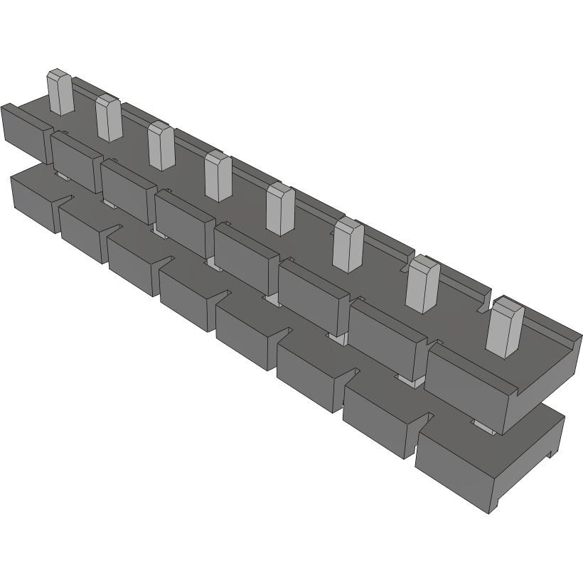 Samtec-HPW-08-04-T-S-315-090 Steckverbinderleisten und Leiterplattenbuchsen Conn Board Stacker HDR 8 POS 5.08mm Solder ST Thru-Hole Bulk