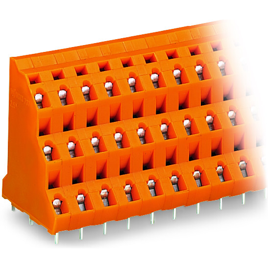 WAGO-737-602 Steckverbinder, Klemmenblöcke Triple-Deck PCB Terminal Block, 2.5 mm2, Pin spacing 7.62 mm, 3 x 2-pole, Cage Clamp