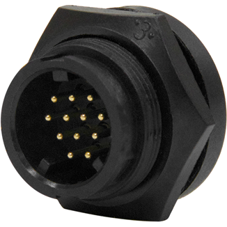 Switchcraft-W4282-12PG-300 Steckverbinder, rund Conn Circular PIN 12 POS Solder Cup ST Panel Mount 12 Terminal 1 Port Bulk