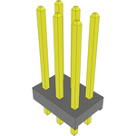 Conn Unshrouded Header HDR 6 POS 2mm Solder ST Thru-Hole Bulk