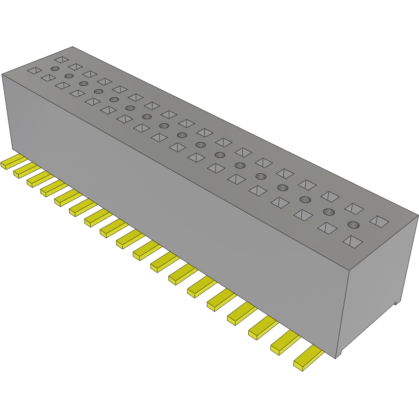 Samtec-CLE-118-01-G-DV-A Steckverbinderleisten und Leiterplattenbuchsen Conn Socket Strip SKT 36 POS 0.8mm Solder ST SMD Tube