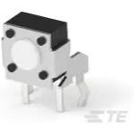 TE Connectivity-FSMRA1JH04 Interruttore tattile Switch Tactile OFF (ON) SPST Round Button PC Pins 0.05A 24VDC 1.57N Thru-Hole Loose