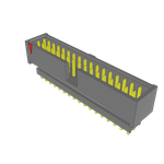 Conn Elevated Shrouded Header HDR 34 POS 2.54mm Solder ST Top Entry Thru-Hole Layer