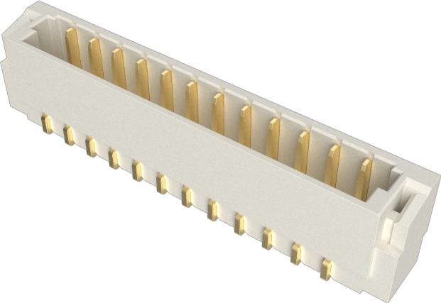 Amphenol Communications Solutions-10156841-12021LF Steckverbinderleisten und Leiterplattenbuchsen Conn Shrouded Header (4 Sides) HDR 12 POS 0.8mm Solder ST Top Entry SMD T/R