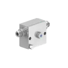 HUBER+SUHNER-3403.17.0050 Connector RF Conn Type N Adapter 650MHz to 2500MHz 50Ohm T Style F/F Gold