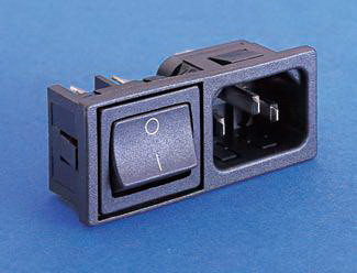 Bulgin Components PLC-BZM27/Z0000/57C Module d’admission d’alimentation Power Entry Module Unfiltered M 3 POS 250VAC 10A Switch ST 1 Port