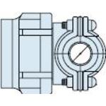 RFI/EMI Shield-Sock Adapter 90° 25 Shell Size Passivated Stainless Steel Self Lock