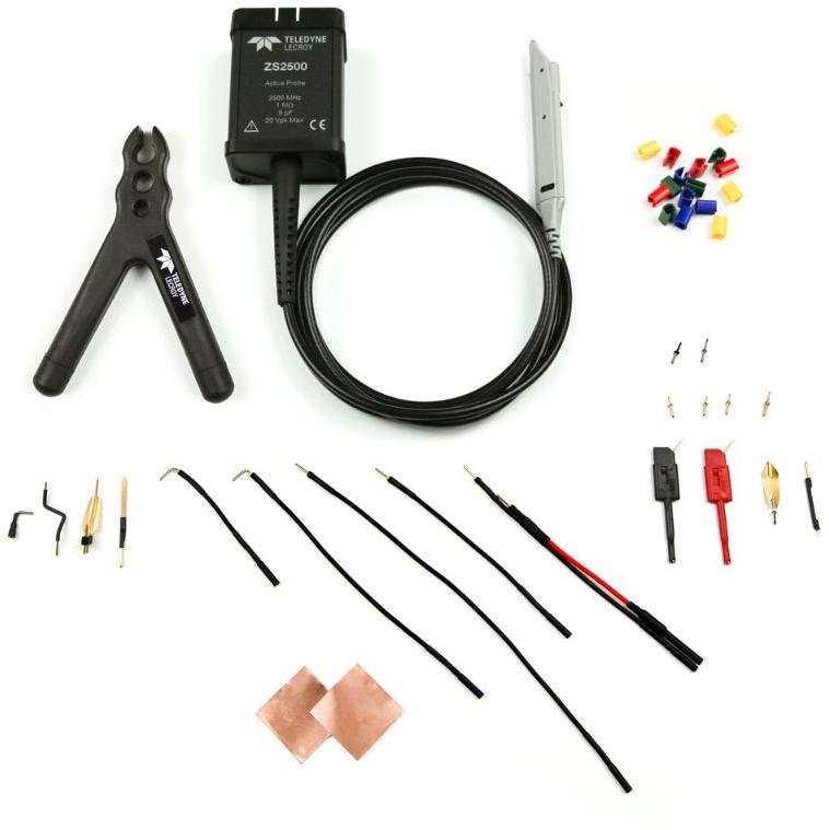 Teledyne LeCroy-ZS2500-QUADPAK Prüf- und Messzubehör Set of 4 ZS2500, 2.5 GHz High Impedance Active Probes