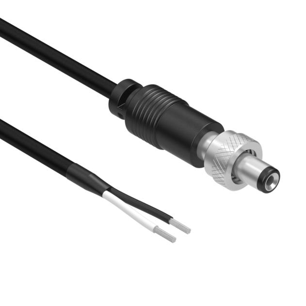 Tensility International-10-00112 Cable Assembly DC Power Cable Assembly 2m DC Power Plug 2POS PL 18AWG