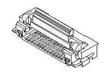 Molex-52892-1095 Connector FFC-FPC Conn FFC/FPC Connector SKT 10 POS 0.5mm Solder RA SMD Easy-On™ T/R