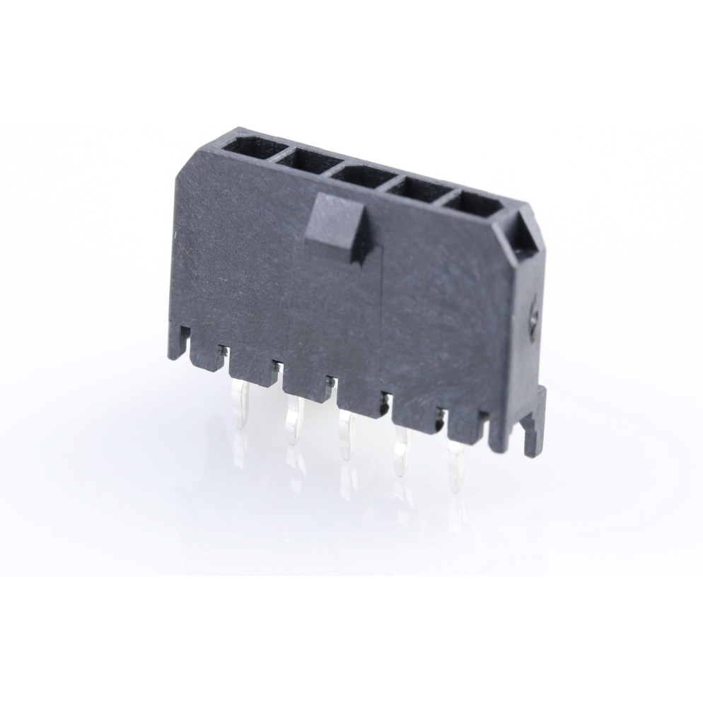 Molex-0436500515 Steckverbinderleisten und Leiterplattenbuchsen Conn Wire to Board HDR 5Power POS 3mm Solder ST Top Entry Thru-Hole Micro-Fit 3.0 Tray
