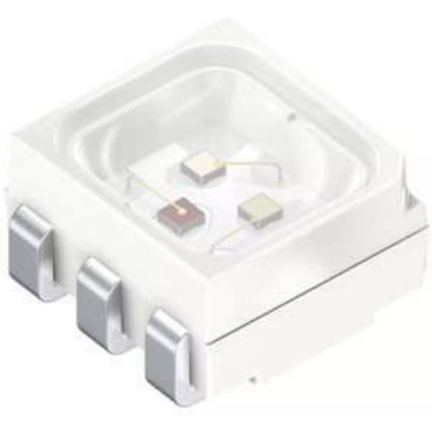 ams OSRAM-LRTBGVSR-4U4V-JW+8A8B-D8-3S4U-7Z LED LED Tri-Color Blue/Green/Red 455nm/523nm/632nm 6-Pin PLCC T/R