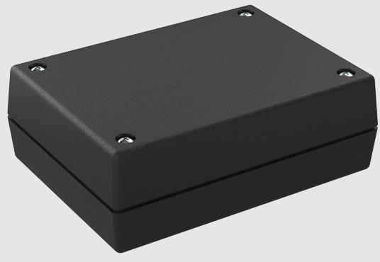 Serpac Electronic Enclosures-131R2AA,BK Kästen, Gehäuse und Gestelle Textured Top Desktop Enclosure with Two AA Battery Compartment, 4.38x3.25x1.50 in.