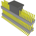 Conn Board Stacker HDR 50 POS 1.27mm Solder ST SMD Tube