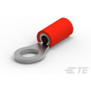 TE Connectivity-342144-1 Steckverbinderanschlüsse Ring Tongue Terminal 14-16AWG Copper Blue 22.4mm Tin Loose