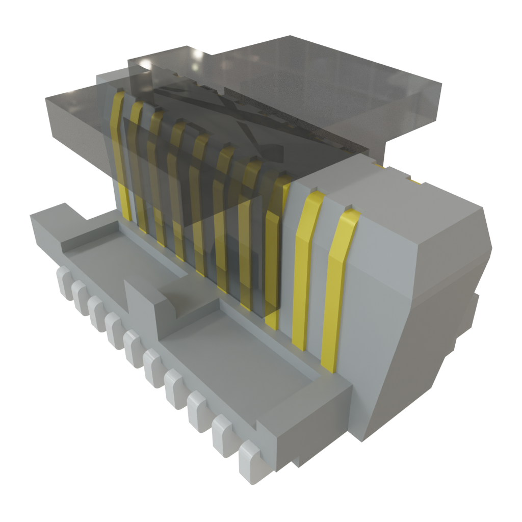 Samtec-SS5-10-3.50-L-D-K-TR Connector Headers and PCB Receptacles Conn Low Profile Socket Strip SKT 20 POS 0.5mm Solder ST Top Entry SMD T/R