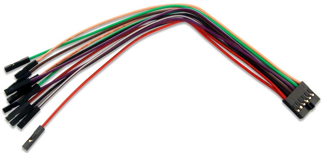 Digilent-240-119 Flachband Kabelbaugruppen Cable Assembly 0.17m 24AWG 12 to 1 POS Wire to Board to 12Wire to Board F-F Bag