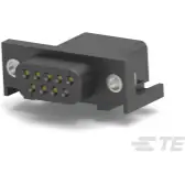 TE Connectivity-5747459-4 Steckverbinder, D-Sub Conn D-Sub SKT 9 POS 1.37mm Solder RA Thru-Hole 9 Terminal 1 Port Box/Tray